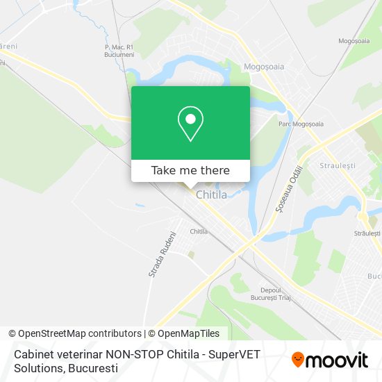 Cabinet veterinar NON-STOP Chitila - SuperVET Solutions map