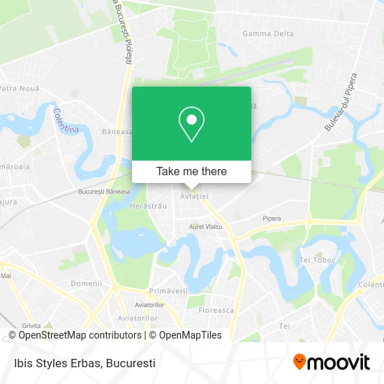 Ibis Styles Erbas map