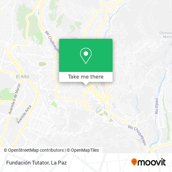 Fundación Tutator map