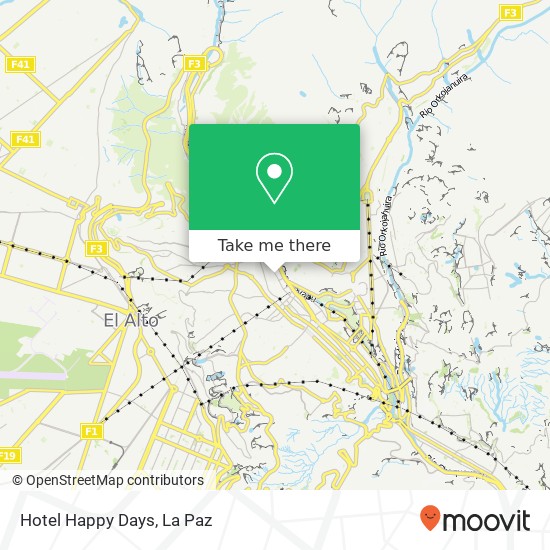 Hotel Happy Days map