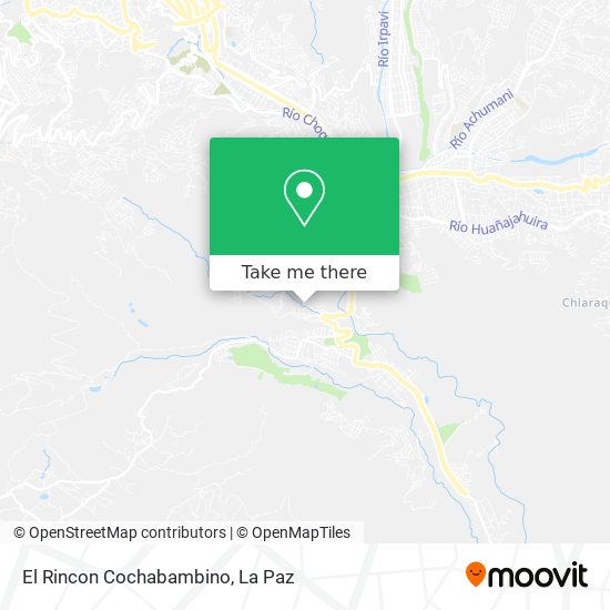 El Rincon Cochabambino map