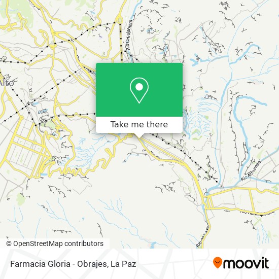 Farmacia Gloria - Obrajes map