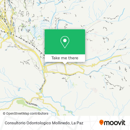 Consultorio Odontologico Mollinedo map
