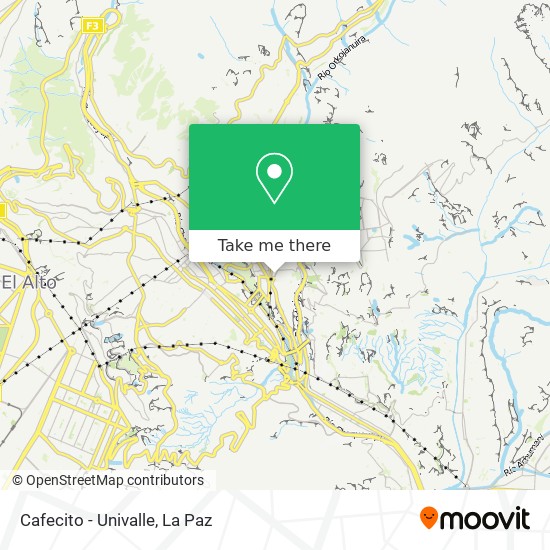 Cafecito - Univalle map
