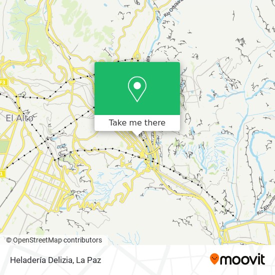 Heladería Delizia map