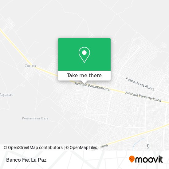 Banco Fie map