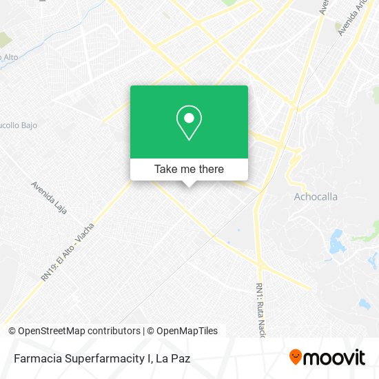 Mapa de Farmacia Superfarmacity I