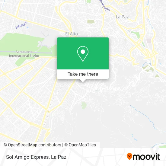 Sol Amigo Express map
