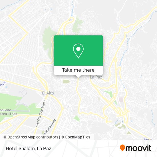 Hotel Shalom map