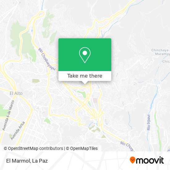 El Marmol map