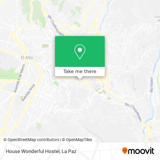 House Wonderful Hostel map