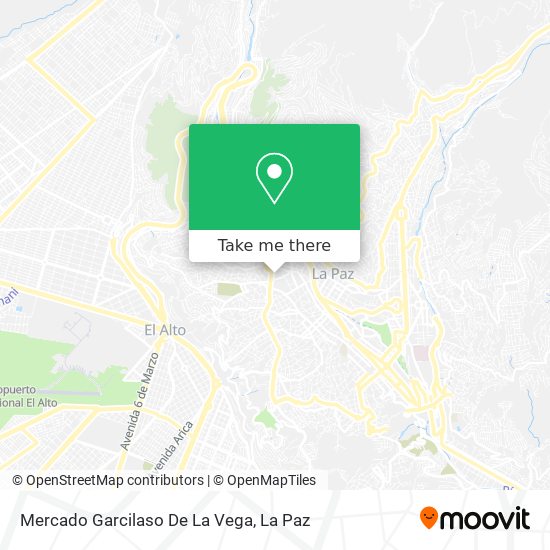 Mapa de Mercado Garcilaso De La Vega