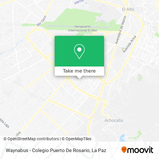 Waynabus - Colegio Puerto De Rosario map