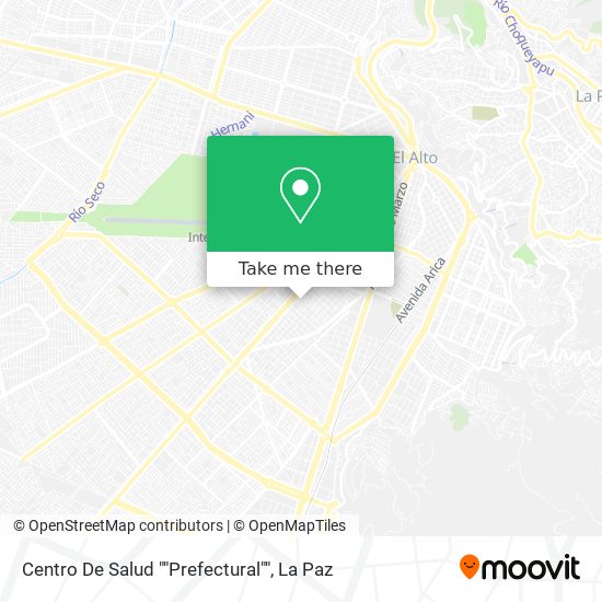 Mapa de Centro De Salud ""Prefectural""