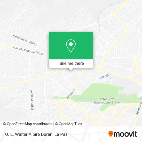 Mapa de U. E. Walter Alpire Duran