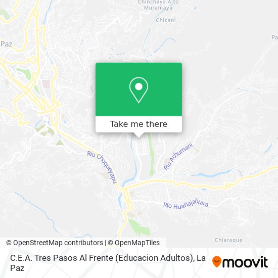 C.E.A. Tres Pasos Al Frente (Educacion Adultos) map