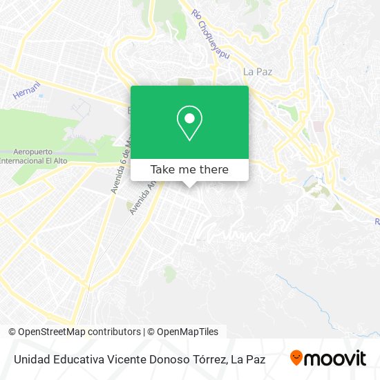 Unidad Educativa Vicente Donoso Tórrez map