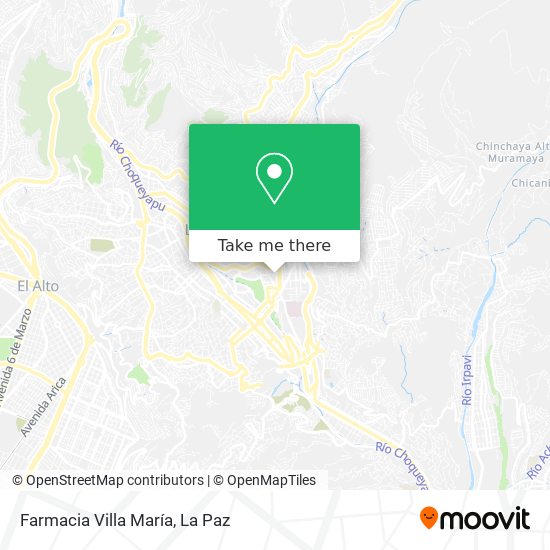 Farmacia Villa María map