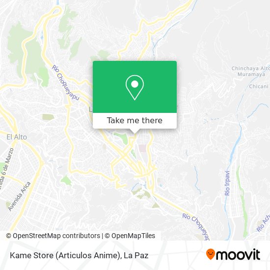 Kame Store (Articulos Anime) map