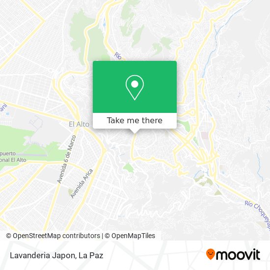 Lavanderia Japon map