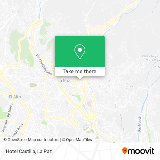 Hotel Castilla map