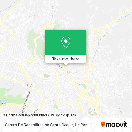 Centro De Rehabilitación Santa Cecilia map
