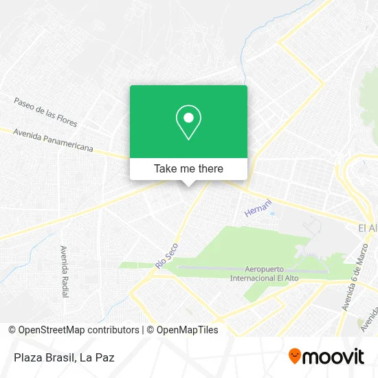 Plaza Brasil map