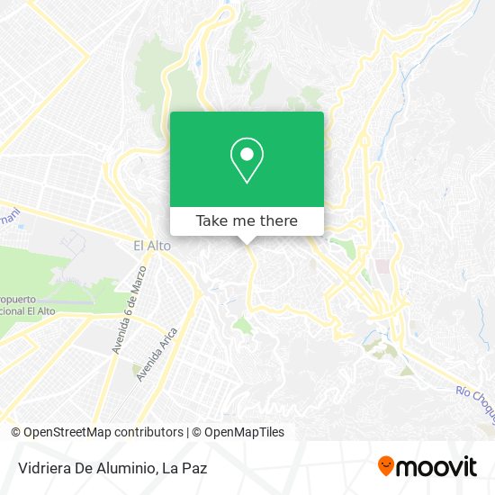 Vidriera De Aluminio map