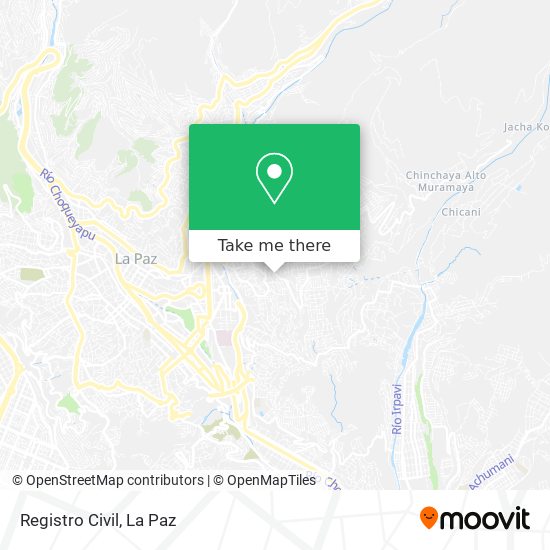 Mapa de Registro Civil