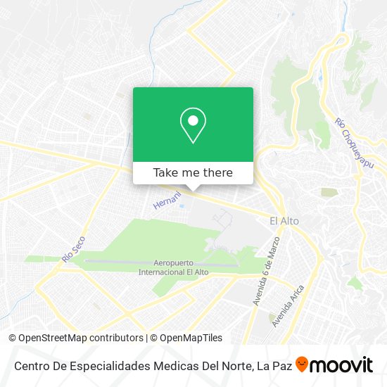 Centro De Especialidades Medicas Del Norte map