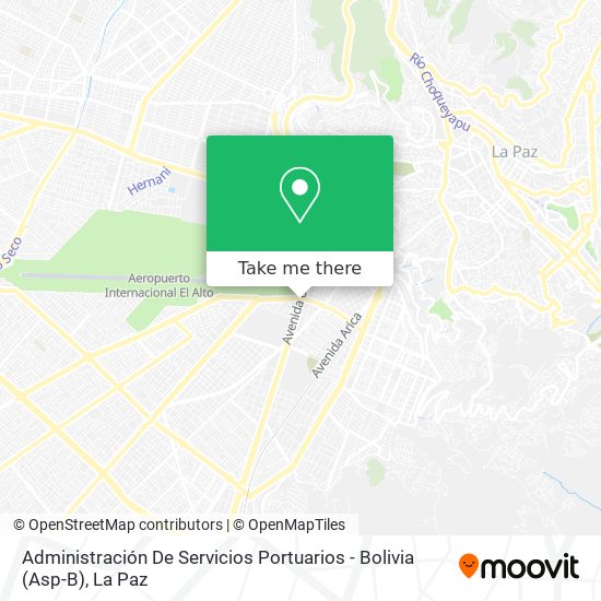 Administración De Servicios Portuarios - Bolivia (Asp-B) map