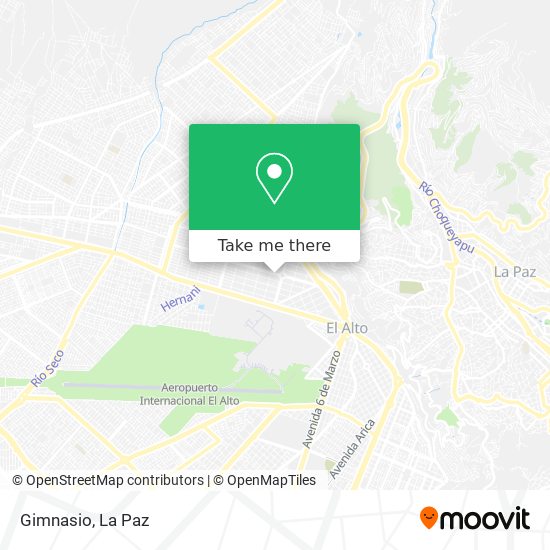 Gimnasio map