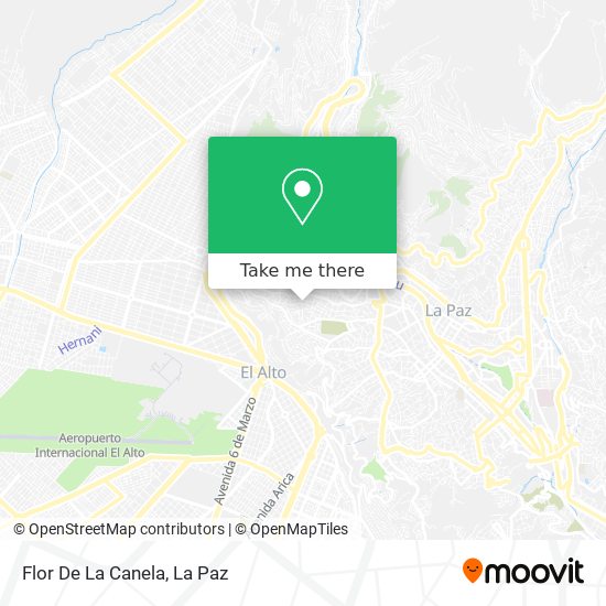 Flor De La Canela map