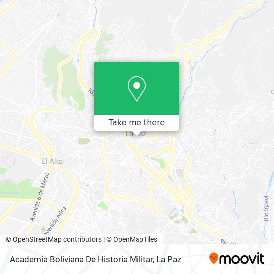 Academia Boliviana De Historia Militar map
