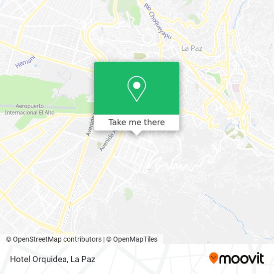 Hotel Orquidea map