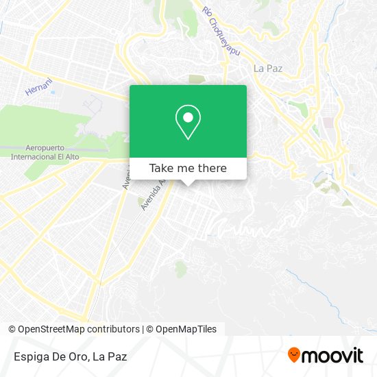 Espiga De Oro map