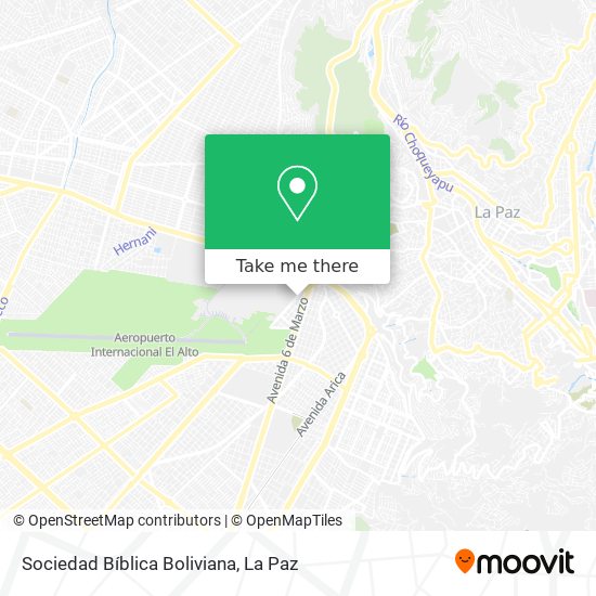 Sociedad Bíblica Boliviana map