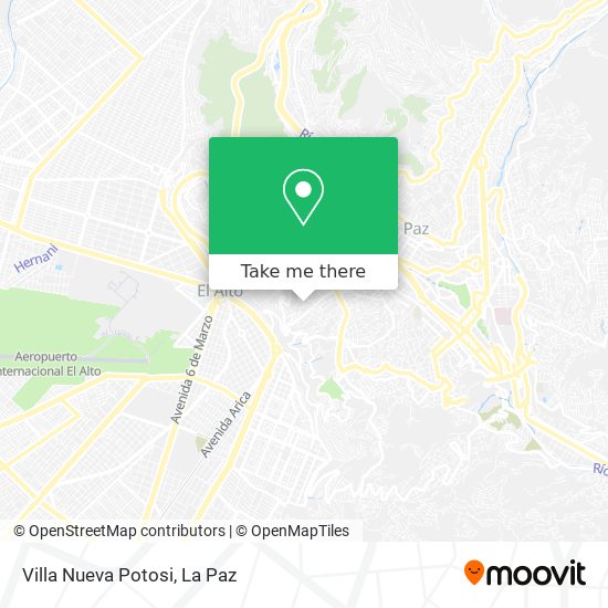 Villa Nueva Potosi map