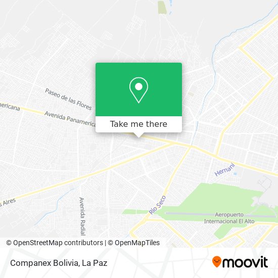 Companex Bolivia map