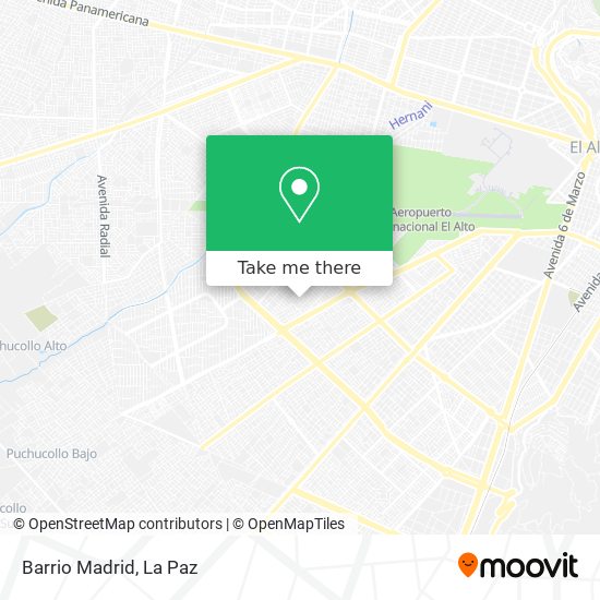 Barrio Madrid map