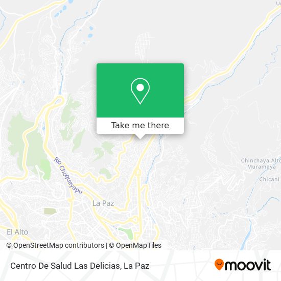 Centro De Salud Las Delicias map