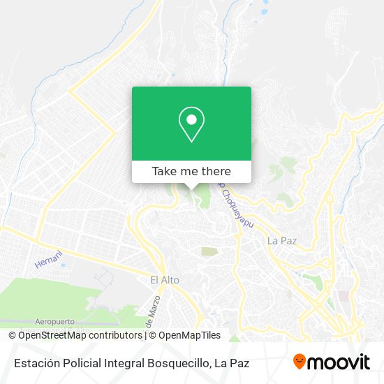 Estación Policial Integral Bosquecillo map