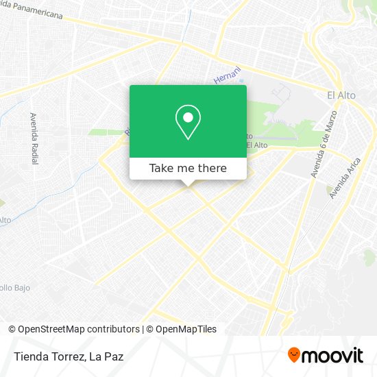 Tienda Torrez map