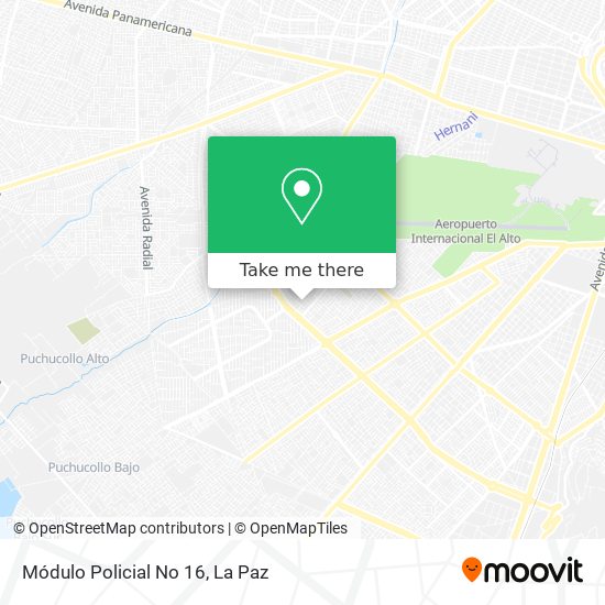 Módulo Policial No 16 map