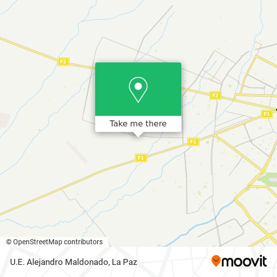 U.E. Alejandro Maldonado map