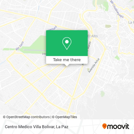 Centro Medico Villa Bolivar map