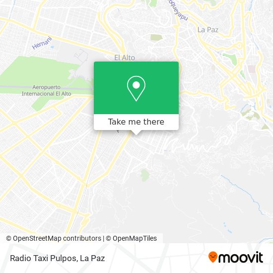 Radio Taxi Pulpos map
