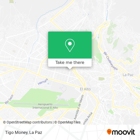 Tigo Money map