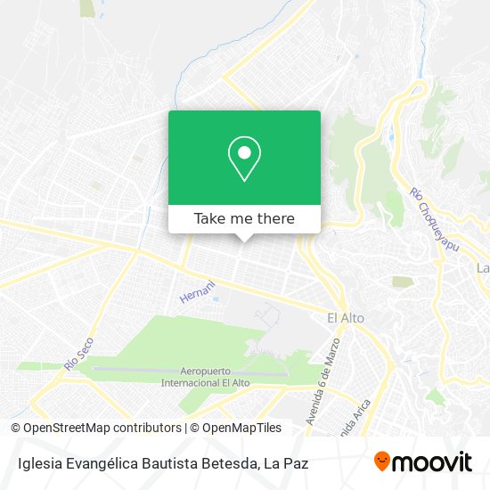 Iglesia Evangélica Bautista Betesda map