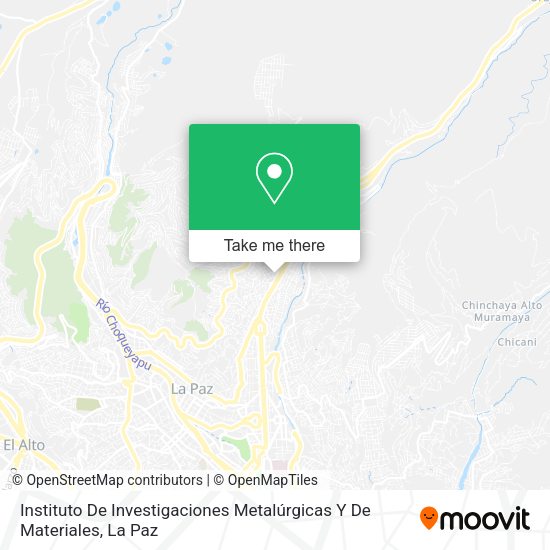 Instituto De Investigaciones Metalúrgicas Y De Materiales map